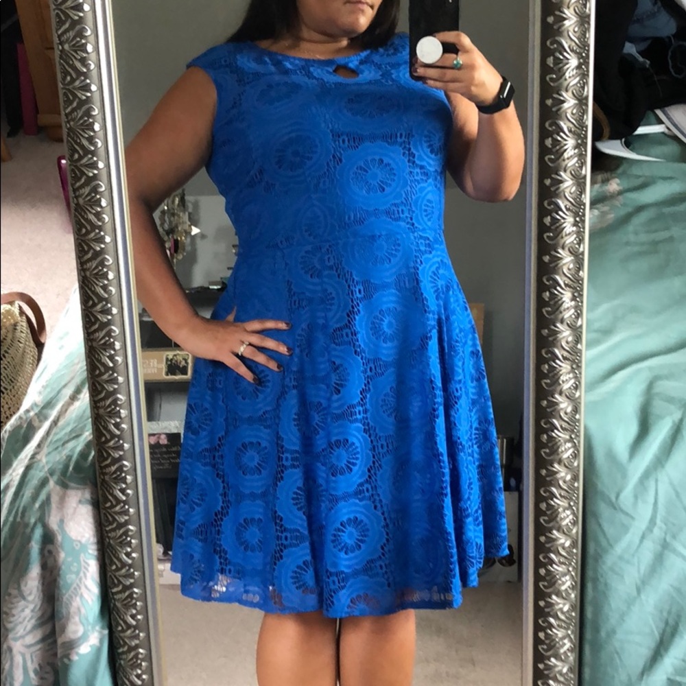 Beautiful Blue Dress Plus Size